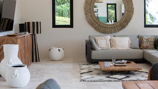 Villa Blanca Samui Living room