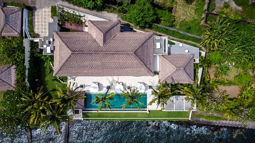 Villa Blanca Drone pictures