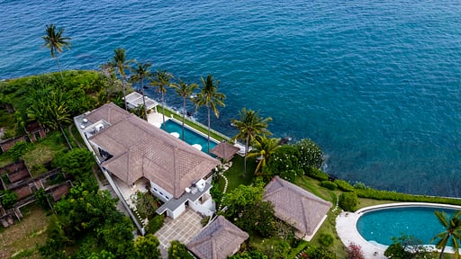 Villa Blanca Drone pictures