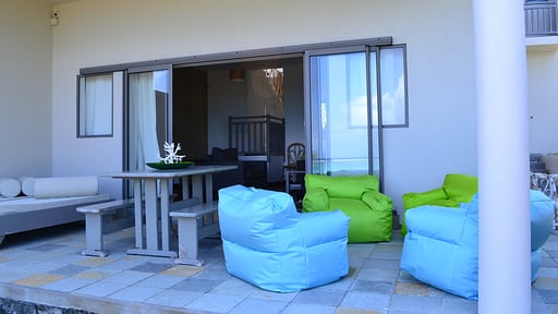 Villa Bleue Terrasse/Veranda