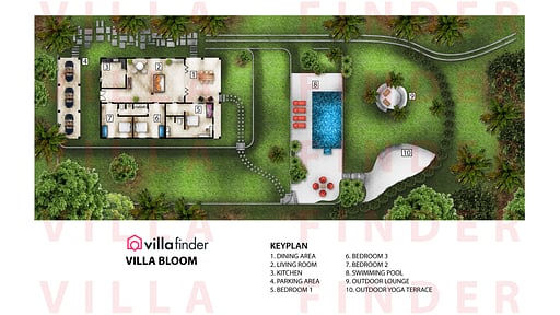 Villa Bloom Floor plan