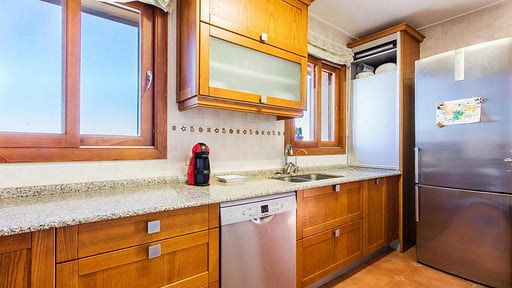 Villa Blue Green Cocina