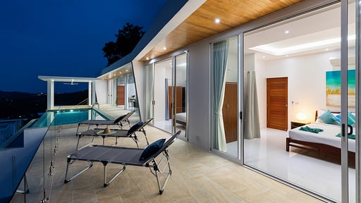 Villa Blue Munii Terrace/Veranda