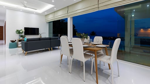 Villa Blue Munii Dining area