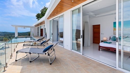 Villa Blue Munii Terrace/Veranda