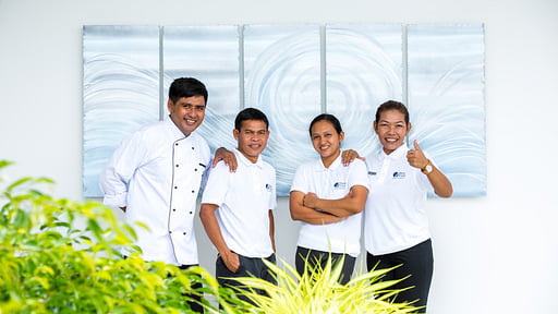 Villa Blue View Villa staff