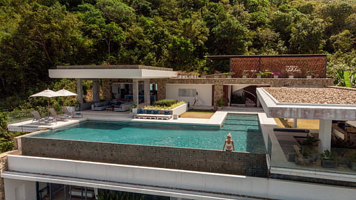 Villa Blue View Drone pictures