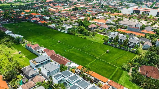 Villa Blue Water Drone pictures