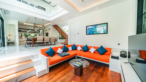 Villa Blue Water Living room