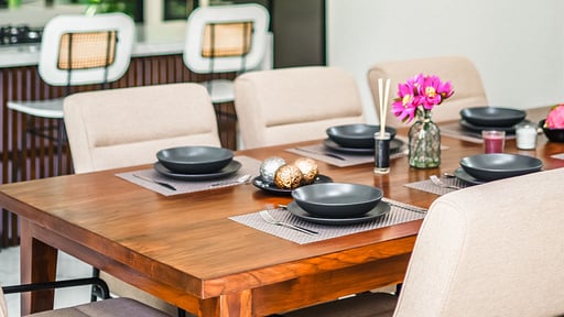 Villa Blue Water Dining area