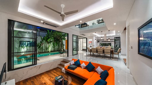 Villa Blue Water Living room
