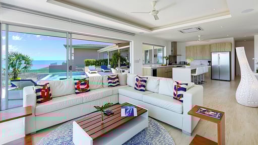 Villa Blue Water Living room