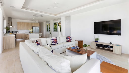 Villa Blue Water Living room