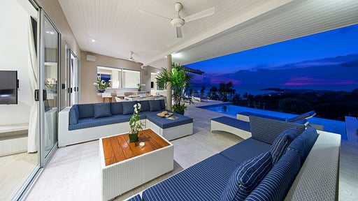 Villa Blue Water Living room 2