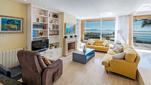 Villa Bluetique Woonkamer 1