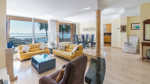 Villa Bluetique Woonkamer 1