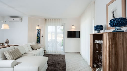 Villa Blumarine Woonkamer