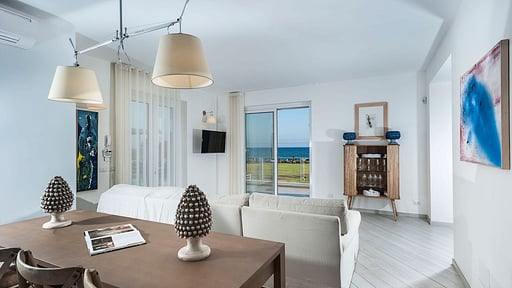 Villa Blumarine Woonkamer