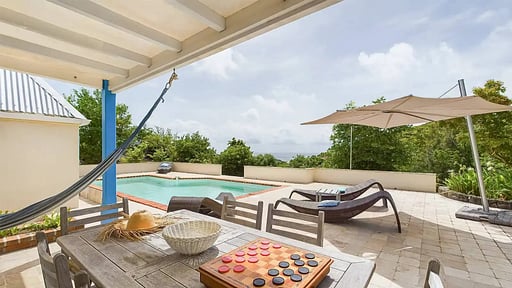Villa Boa Marigot Dining area