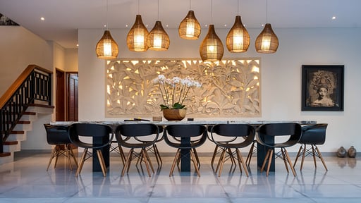 Villa Bogor Dining area