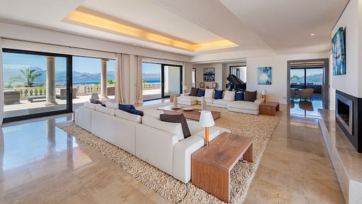 Villa Bonair Sky Woonkamer 