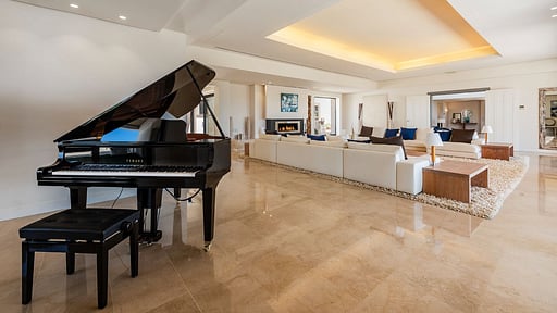 Villa Bonair Sky Woonkamer 