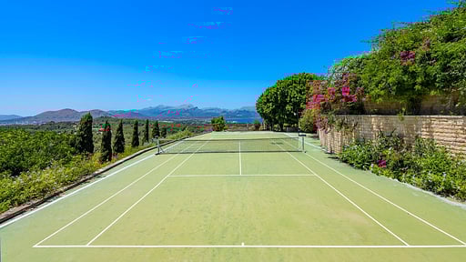 Villa Bonair Sky Tennis court