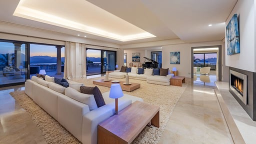 Villa Bonair Sky Woonkamer 