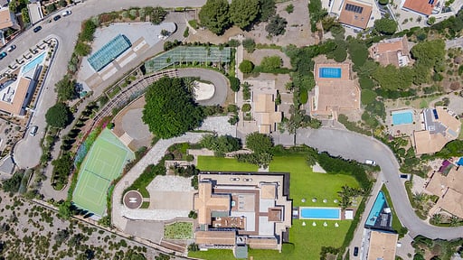 Villa Bonair Sky Drone foto's