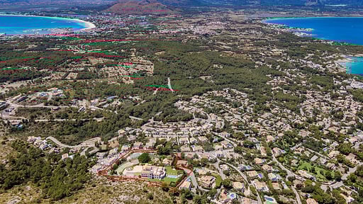 Villa Bonair Sky Drone foto's