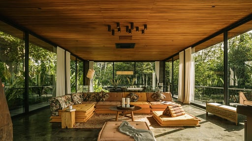 Villa Bond Ubud Living room 2