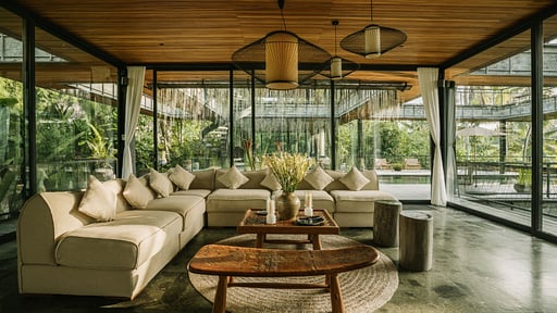 Villa Bond Ubud Living room 1
