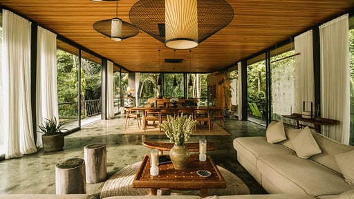 Villa Bond Ubud Living room 1