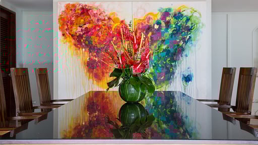 Villa Bougainvillea Samui Dining area