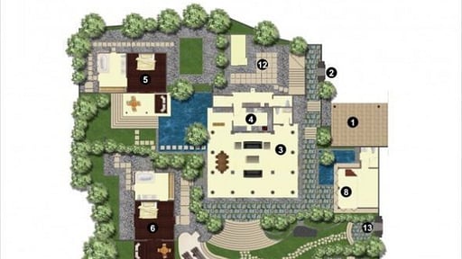 Villa Bougainvillea Floor plan