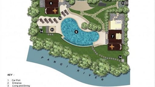 Villa Bougainvillea Floor plan