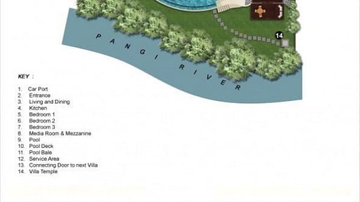 Villa Bougainvillea Floor plan