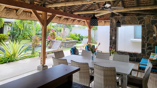 Villa Bougainvilliers Terrasse/Veranda