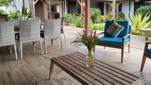 Villa Bougainvilliers Terrasse/Veranda