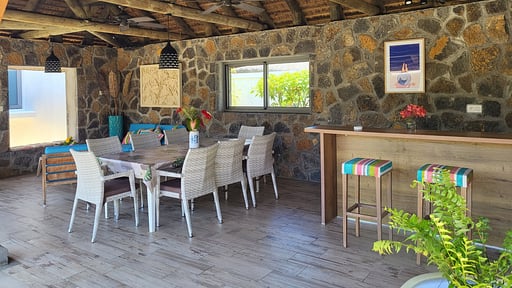 Villa Bougainvilliers Terrasse/Veranda