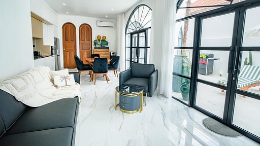 Villa Boujis Wohnbereich