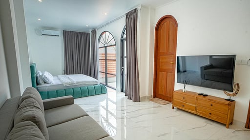 Villa Boujis Schlafzimmer 1