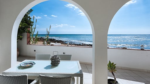 Villa Brezza Marina Terrasse/Veranda