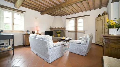 Villa Broccolo Woonkamer