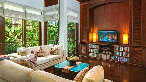 Villa Bukit Naga Media room