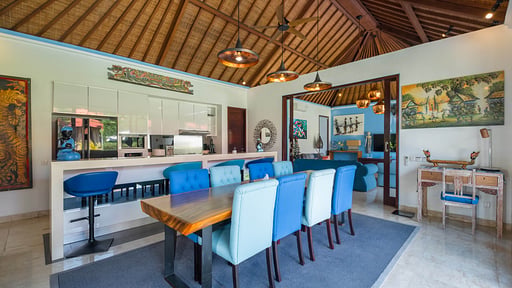 Villa Bulan Dining area