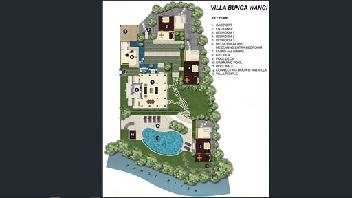 Villa Bunga Wangi Floor plan