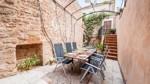 Villa Ca Na Blanca Terrasse/Veranda