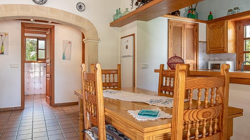 Villa Ca Na Milagros Обеденная зона