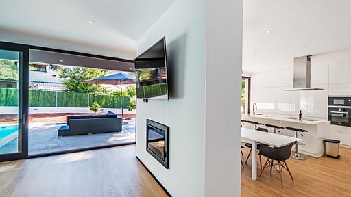 Villa Ca Na Rosa Bonaire Гостиная